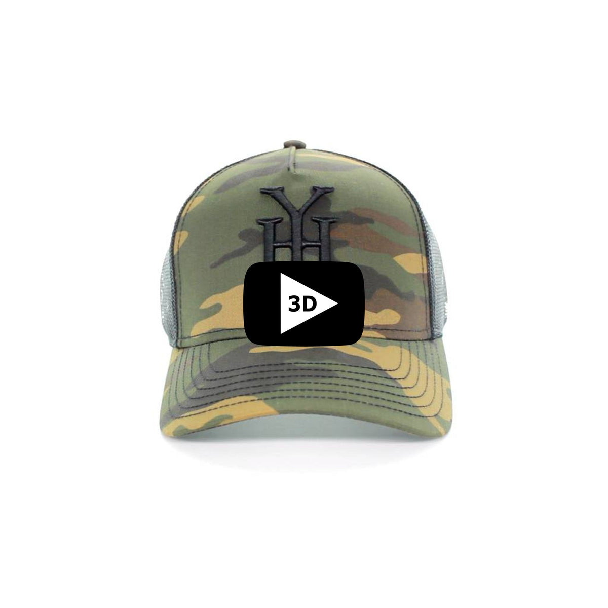 Camo Monogram Mesh Trucker Hat