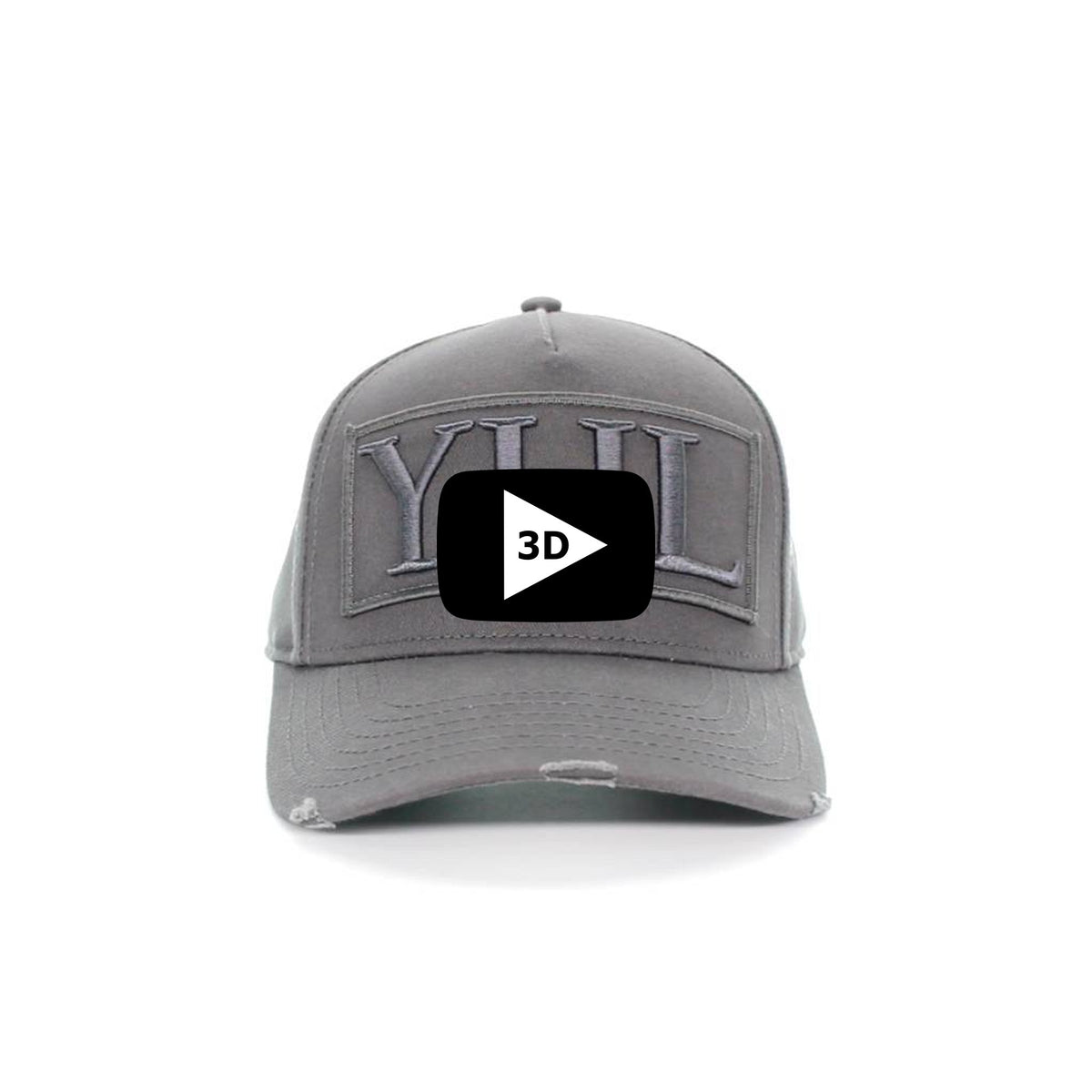 Grey YHL Logo Canvas Trucker Hat
