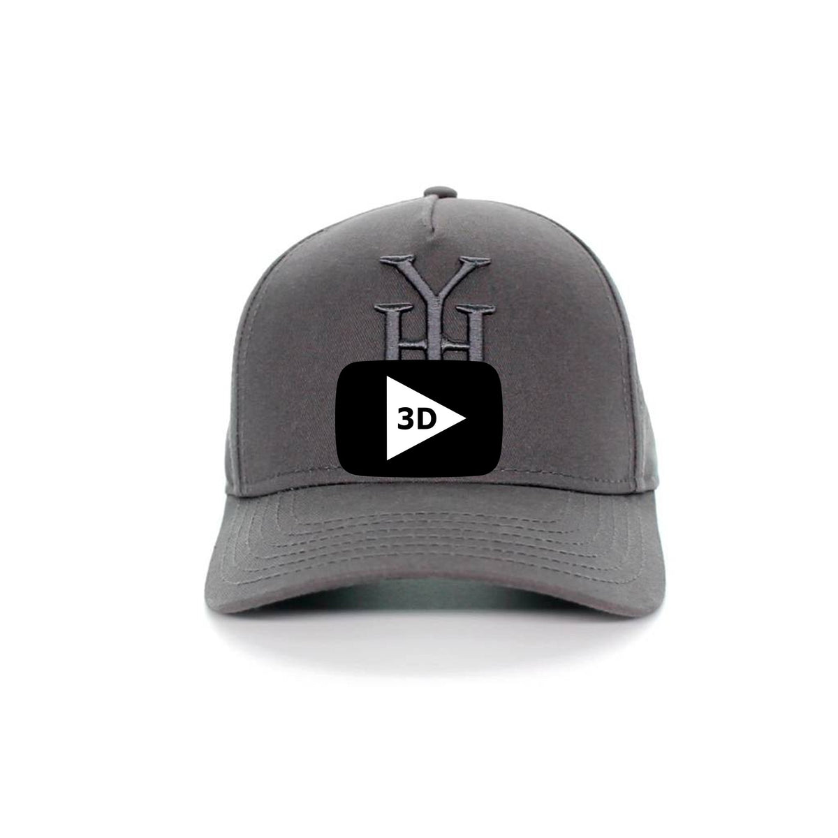 Grey Monogram Canvas Trucker Hat