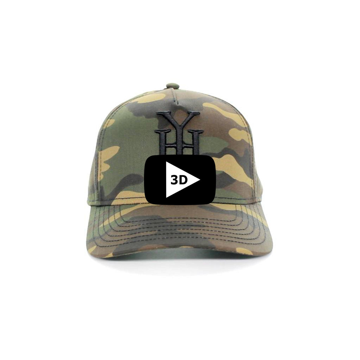 Camo Monogram Canvas Trucker Hat