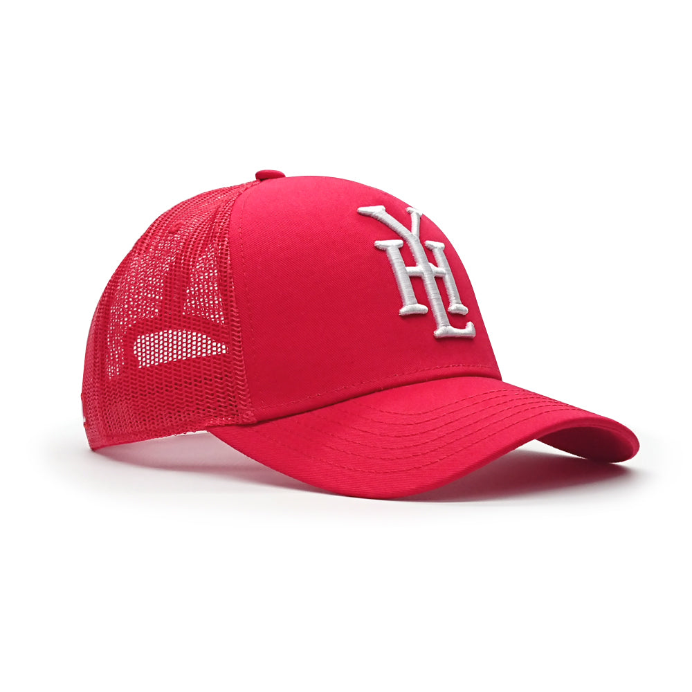 YoungHotLoaded - Red Monogram Mesh Trucker
