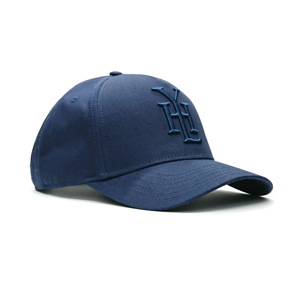 YoungHotLoaded - Navy Blue Monogram Canvas Trucker