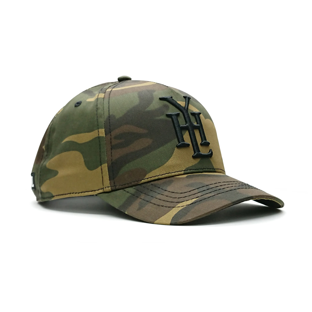 YoungHotLoaded - Kids Camo Monogram Canvas Trucker