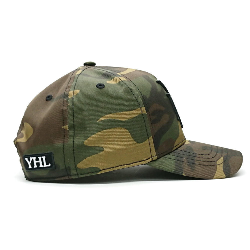 YoungHotLoaded - Kids Camo Monogram Canvas Trucker