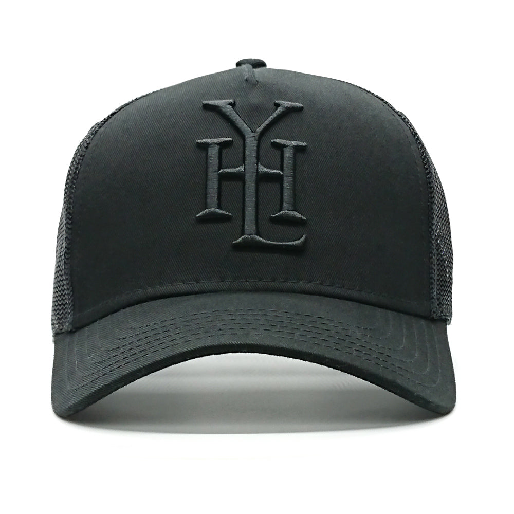 YoungHotLoaded - Black Monogram Mesh Trucker