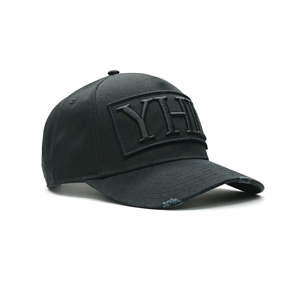 YoungHotLoaded - Black YHL Logo Canvas Trucker