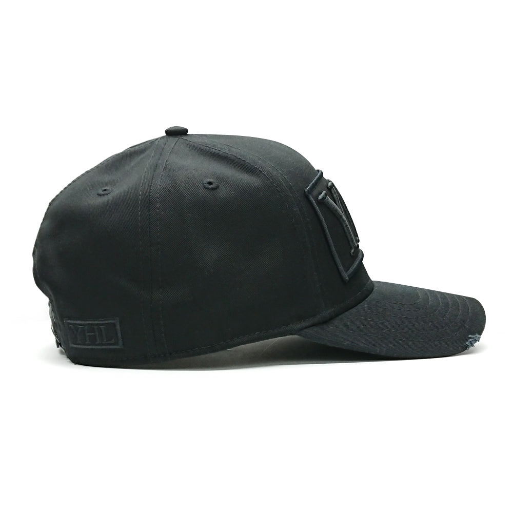 YoungHotLoaded - Black YHL Logo Canvas Trucker