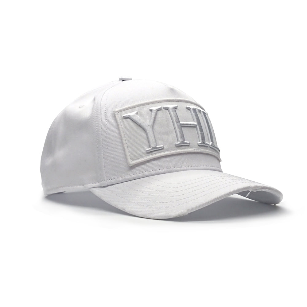 YoungHotLoaded - White YHL Logo Canvas Trucker