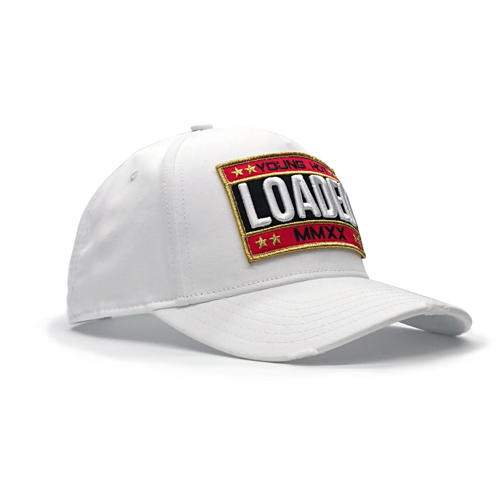 YoungHotLoaded - White LOADED Colour Patch Canvas Trucker