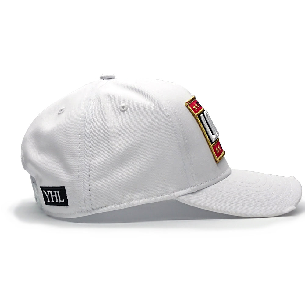 YoungHotLoaded - White LOADED Colour Patch Canvas Trucker