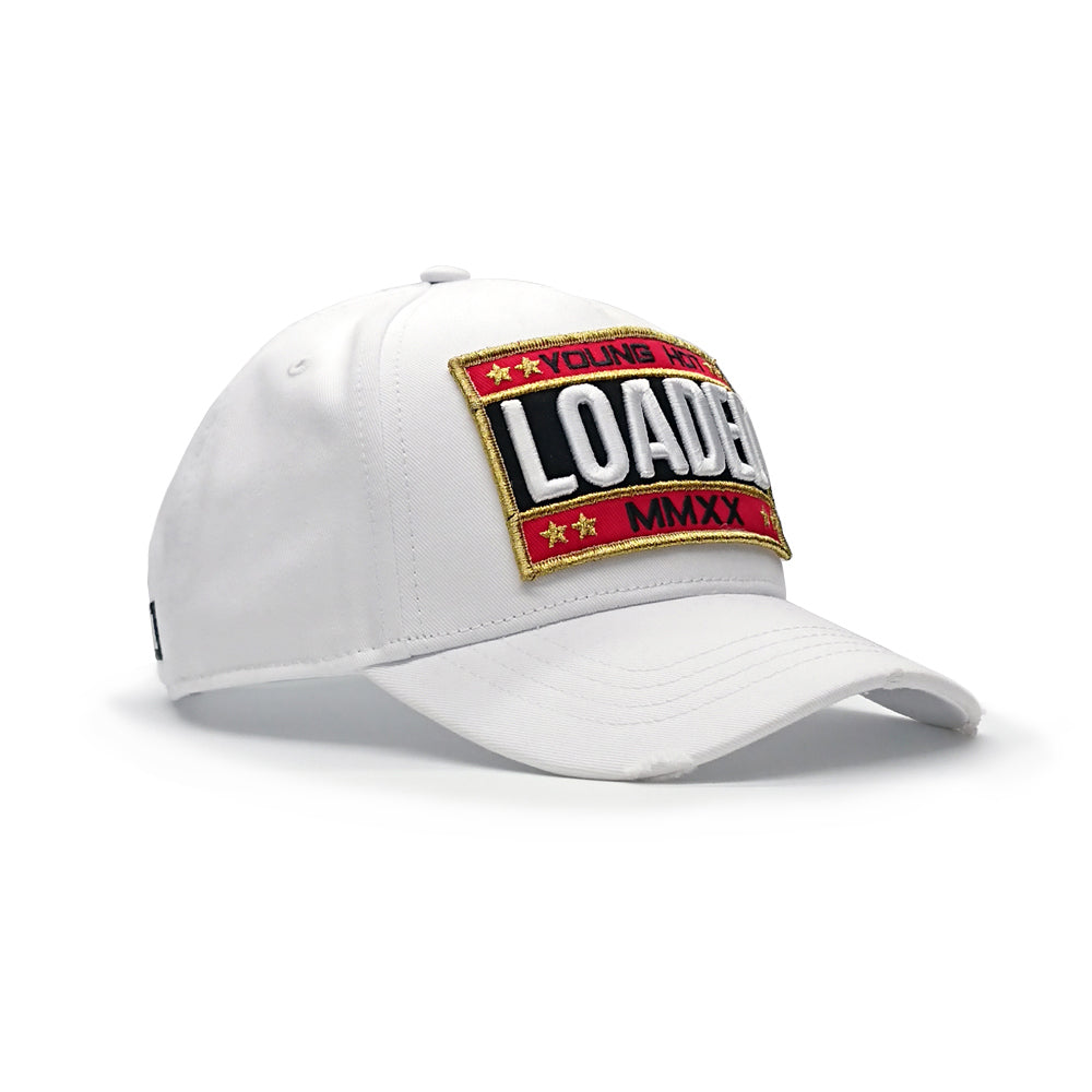 YoungHotLoaded - Kids White LOADED Colour Patch Canvas Trucker