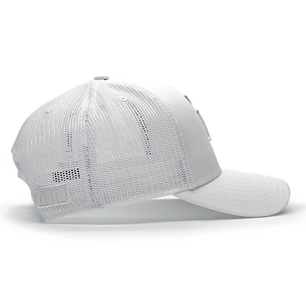 YoungHotLoaded - White Monogram Mesh Trucker