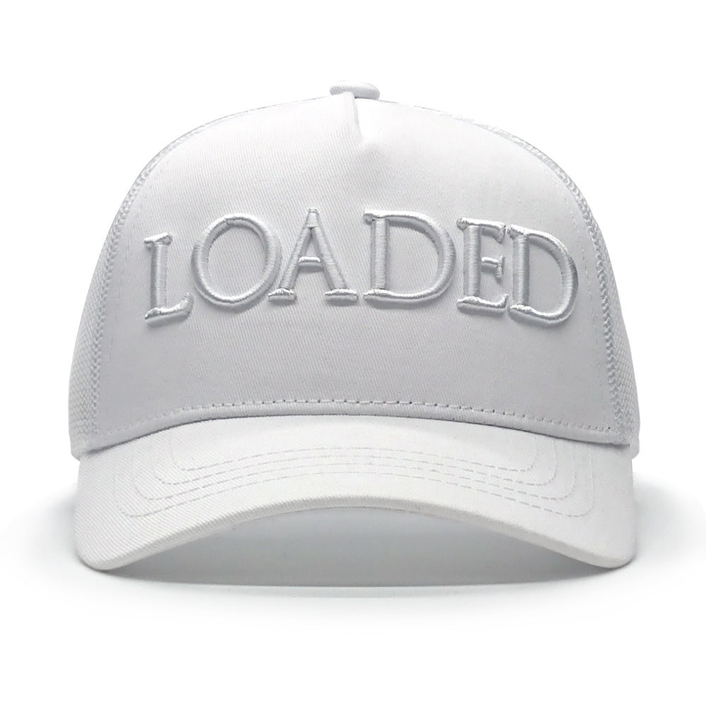 YoungHotLoaded - Kids White Loaded Mesh Trucker
