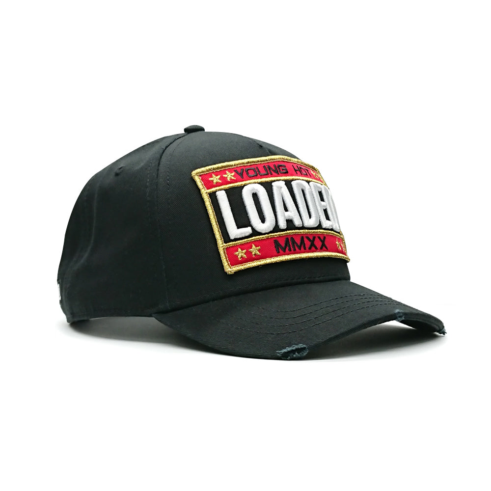 YoungHotLoaded - Kids Black YHL LOADED Colour Patch Canvas Trucker