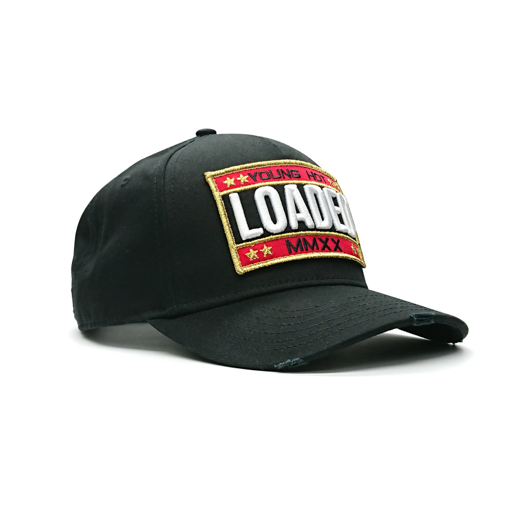 YoungHotLoaded - Black YHL LOADED Colour Patch Canvas Trucker