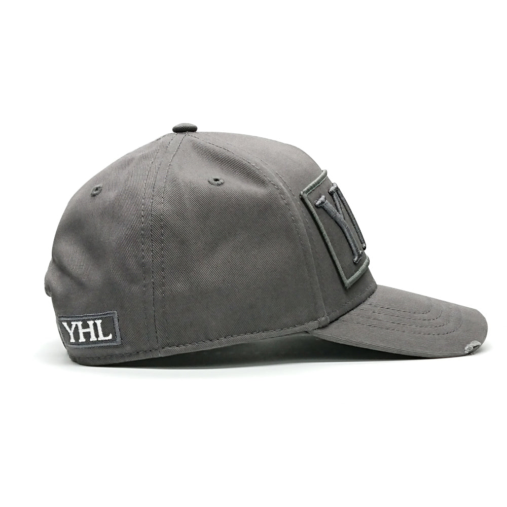 YoungHotLoaded - Kids Grey YHL Logo Canvas Trucker
