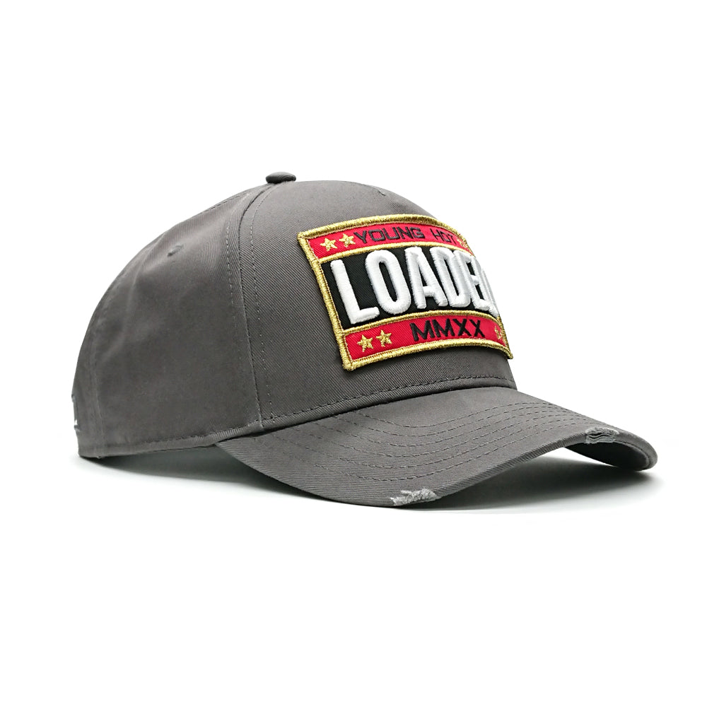 YoungHotLoaded - Grey YHL LOADED Colour Patch Canvas Trucker